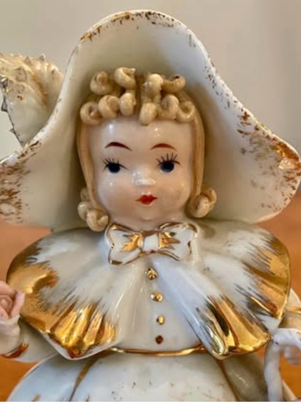 VTG  Lefton China Little Bo Peep Porcelain Figurine "Story Doll" Series K 1052